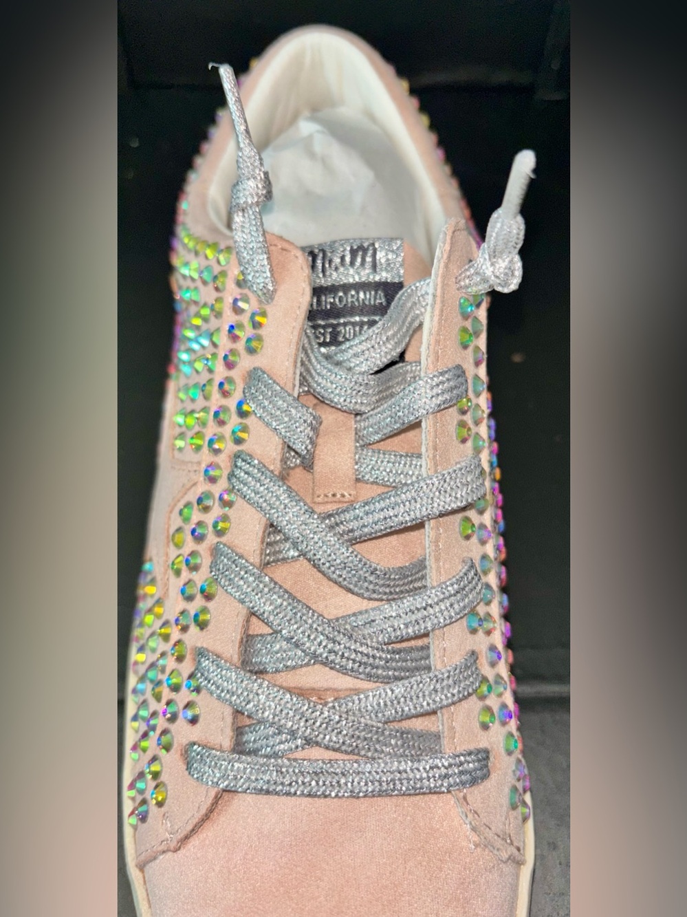 NWT Mi.Im Pink Joann Sneakers with Silver Laces in Size 8 - Box Included - Picture 4 of 10